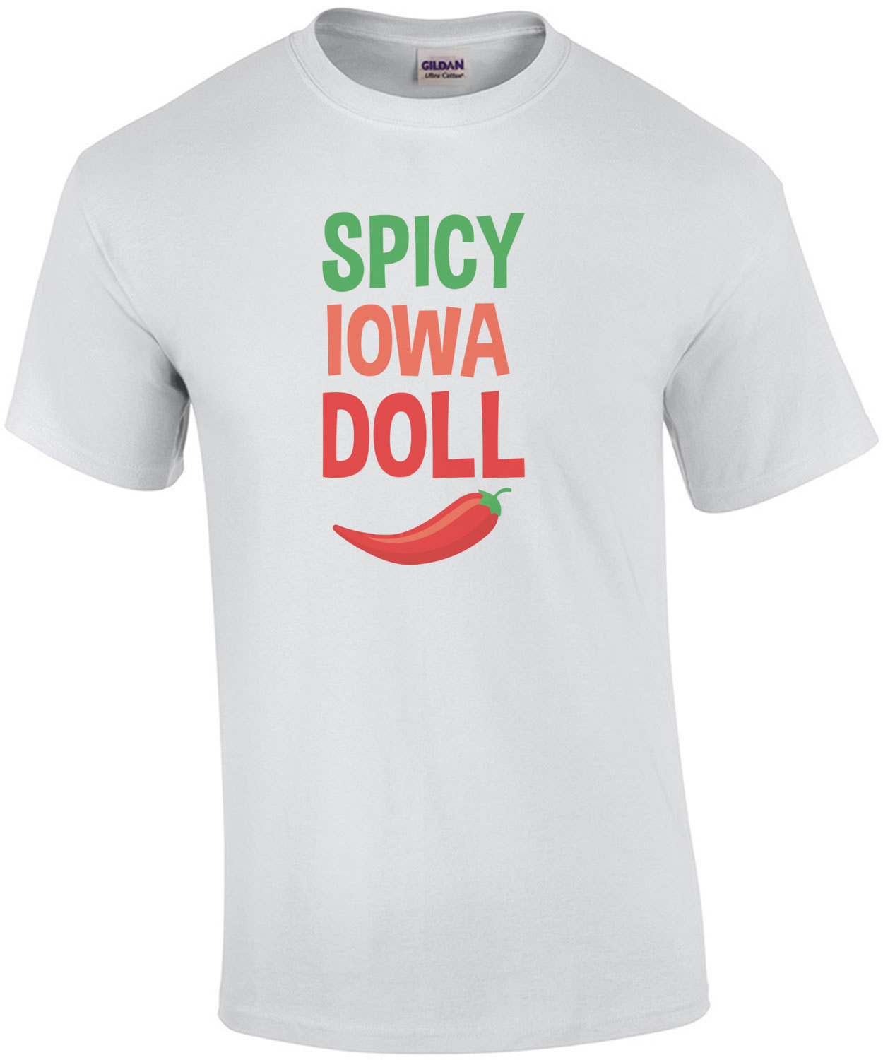 Spicy Iowa Doll - Iowa T-Shirt
