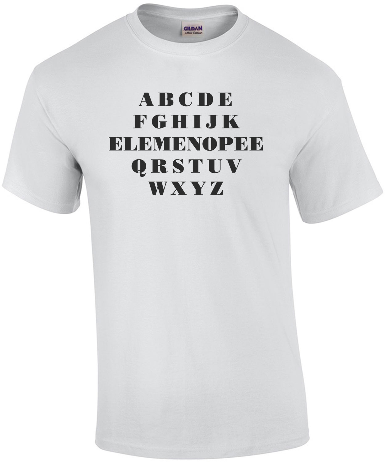The Alphabet Elemenopee Shirt