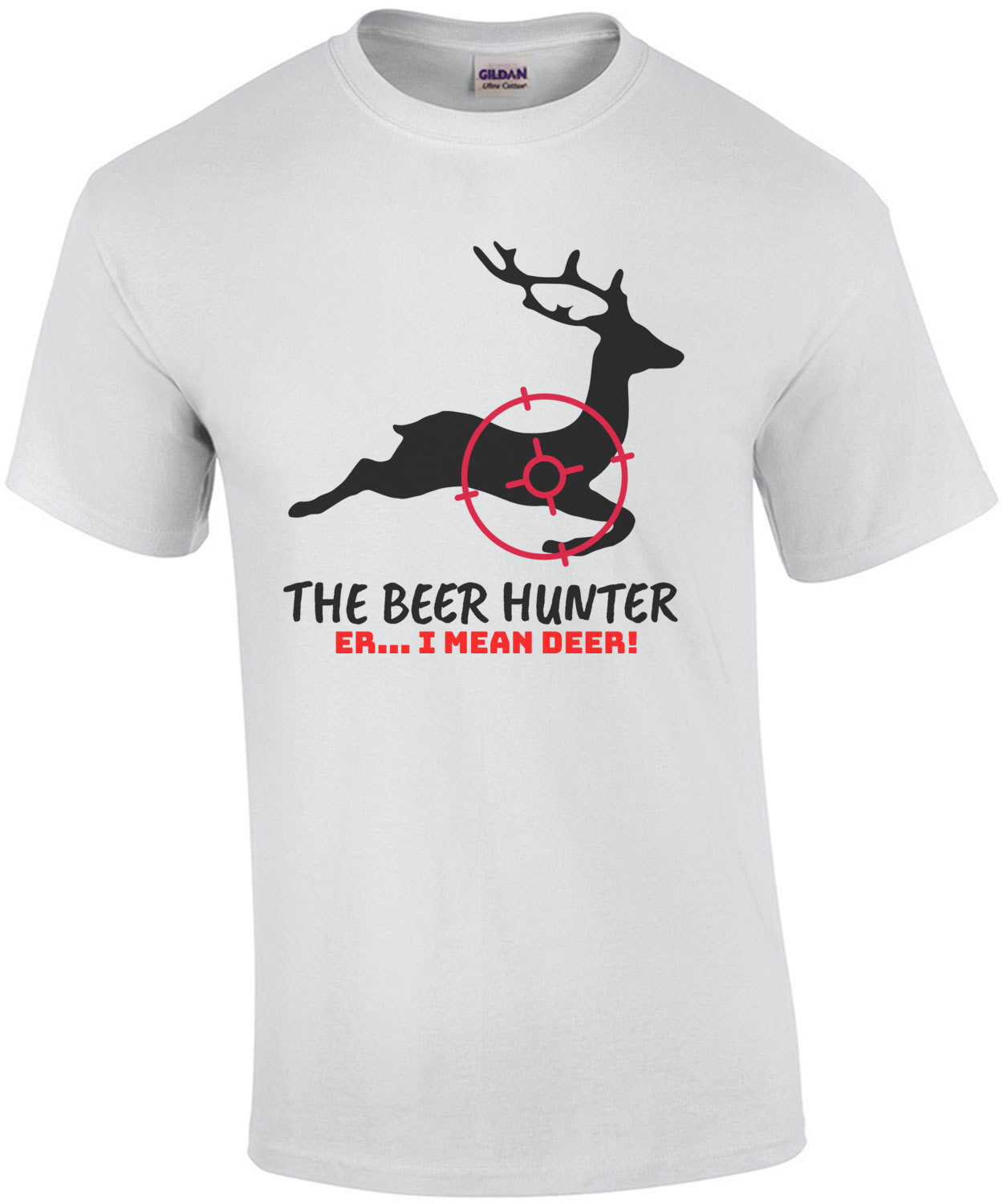 The Beer Hunter... Er I Mean Deer Funny Hunting Shirt