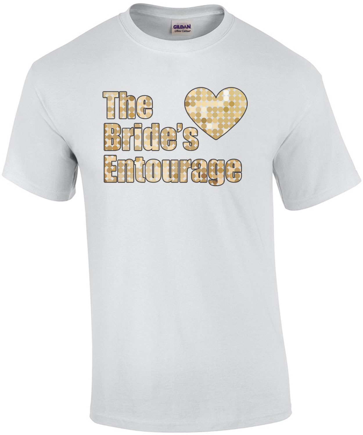 The bride's entourage - bachelorette t-shirt