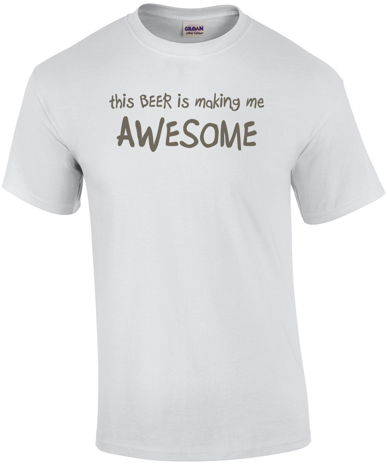 This Beer Is Making Me Awesome Drinking Shirt 