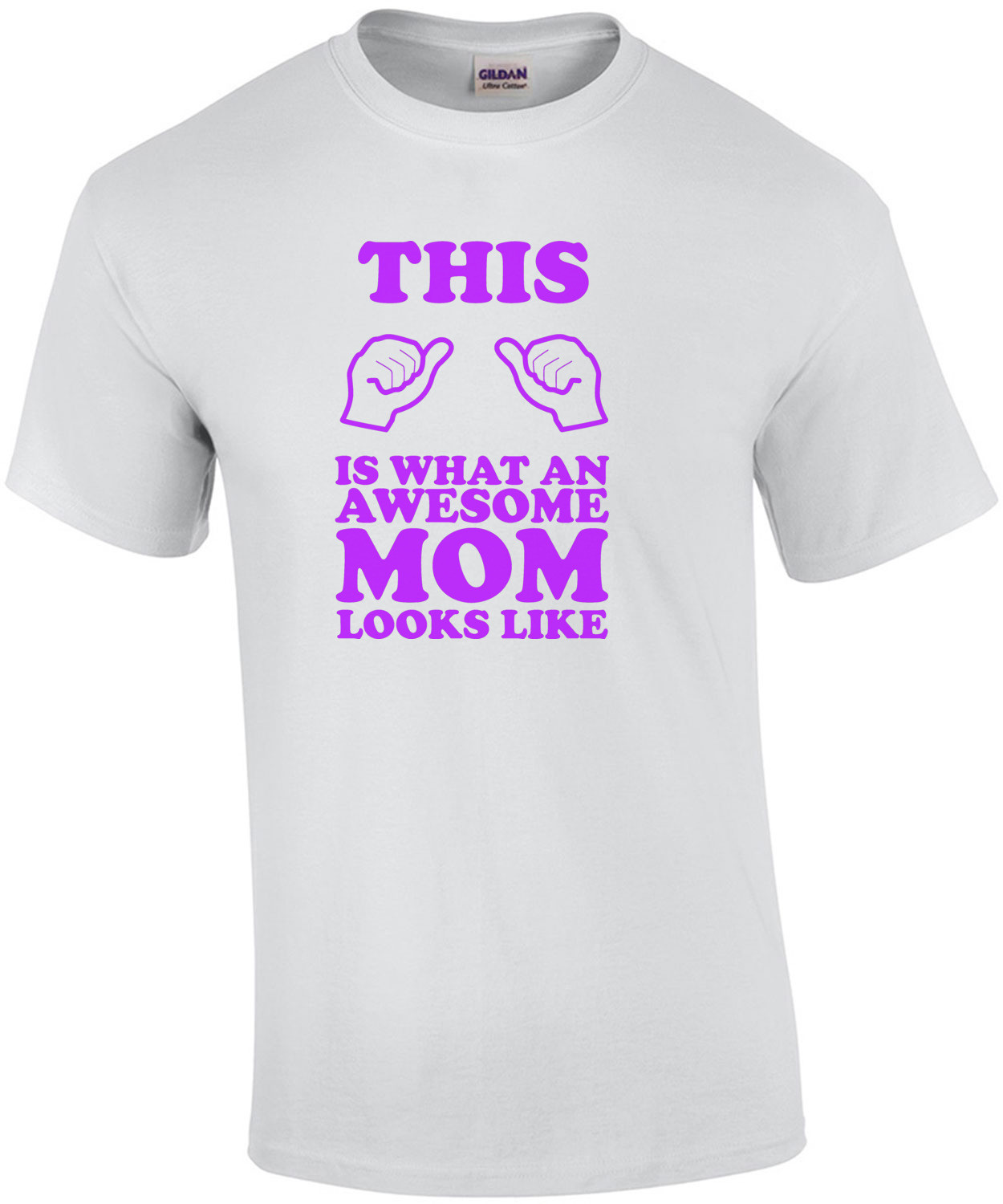 This is what an awesome mom looks like t-shirt