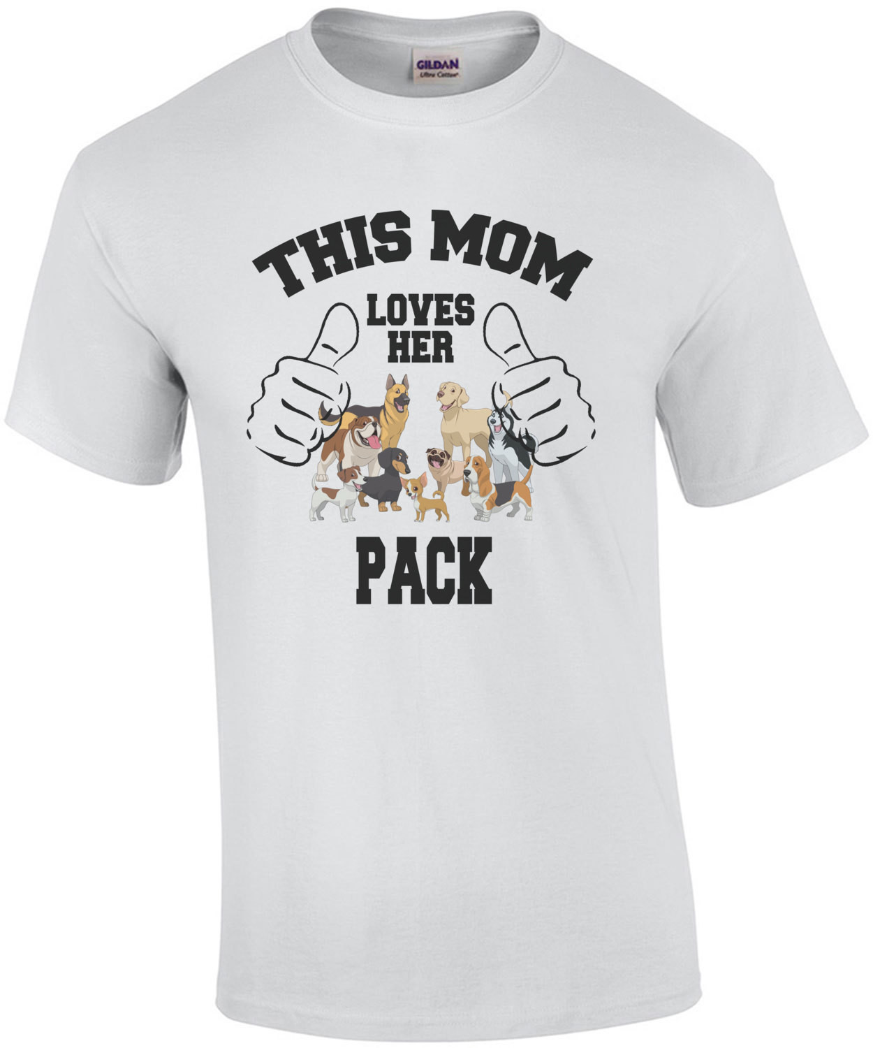 This Mom Loves Her Pack T-Shirt