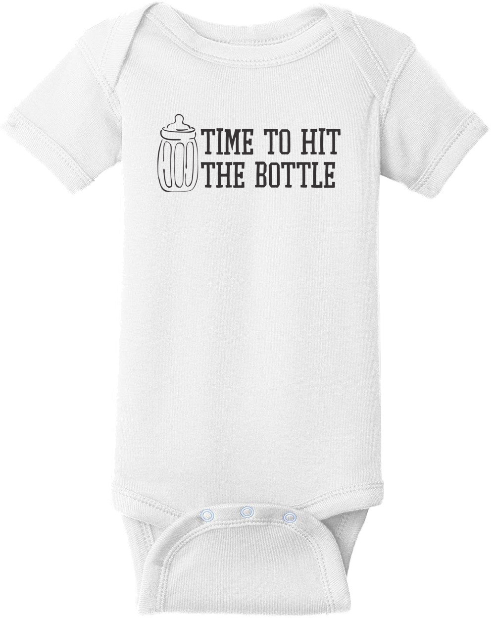 Time To Hit The Bottle - Funny Baby T-Shirt