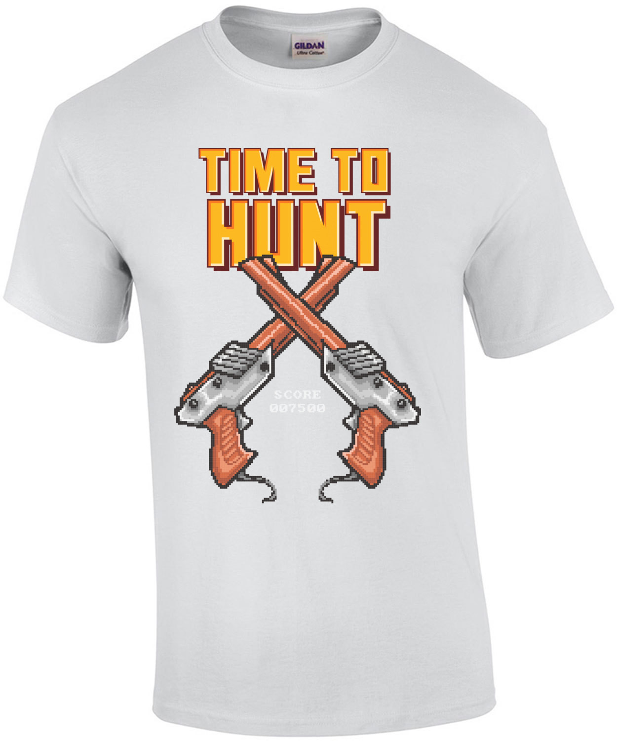Time To Hunt Retro Nintendo Zapper Gun T-Shirt