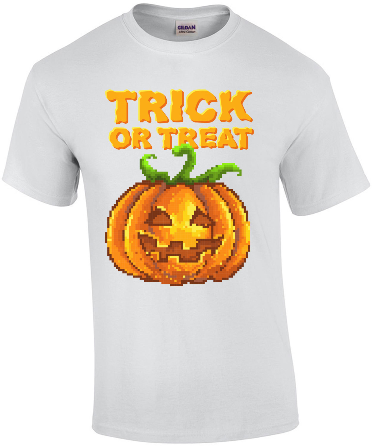 Trick Or Treat Retro Jack O Lantern Pumkin Halloween T-Shirt