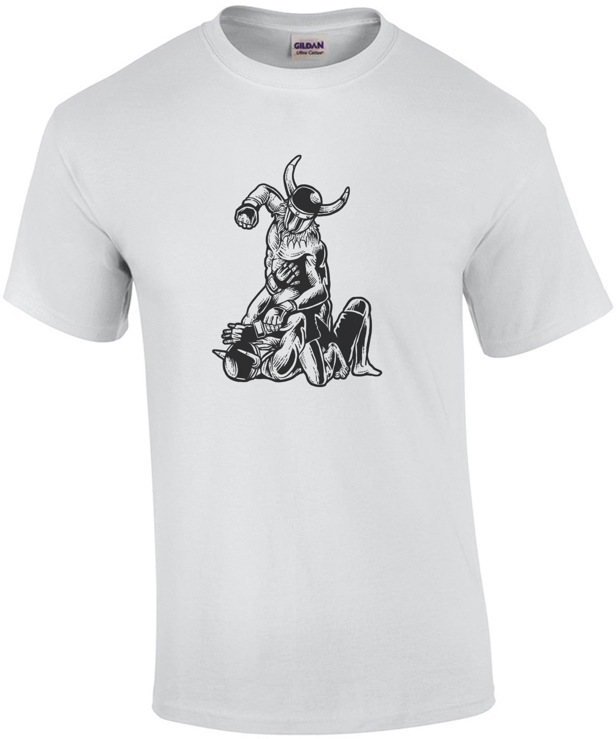 Viking Mma Fighter Surreal T-Shirt