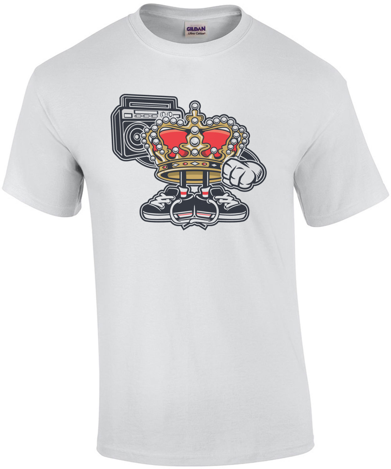 Vintage Street King Boombox Gangsta T-Shirt