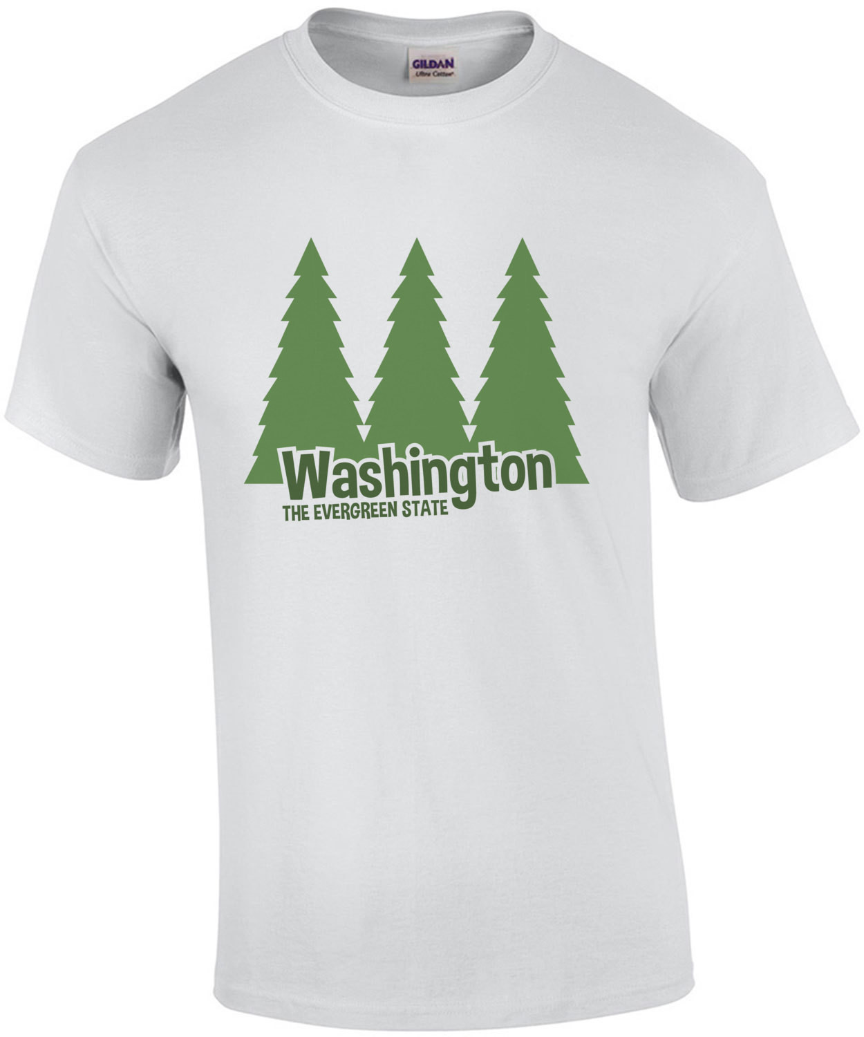 Washington - The evergreen state - washing t-shirt