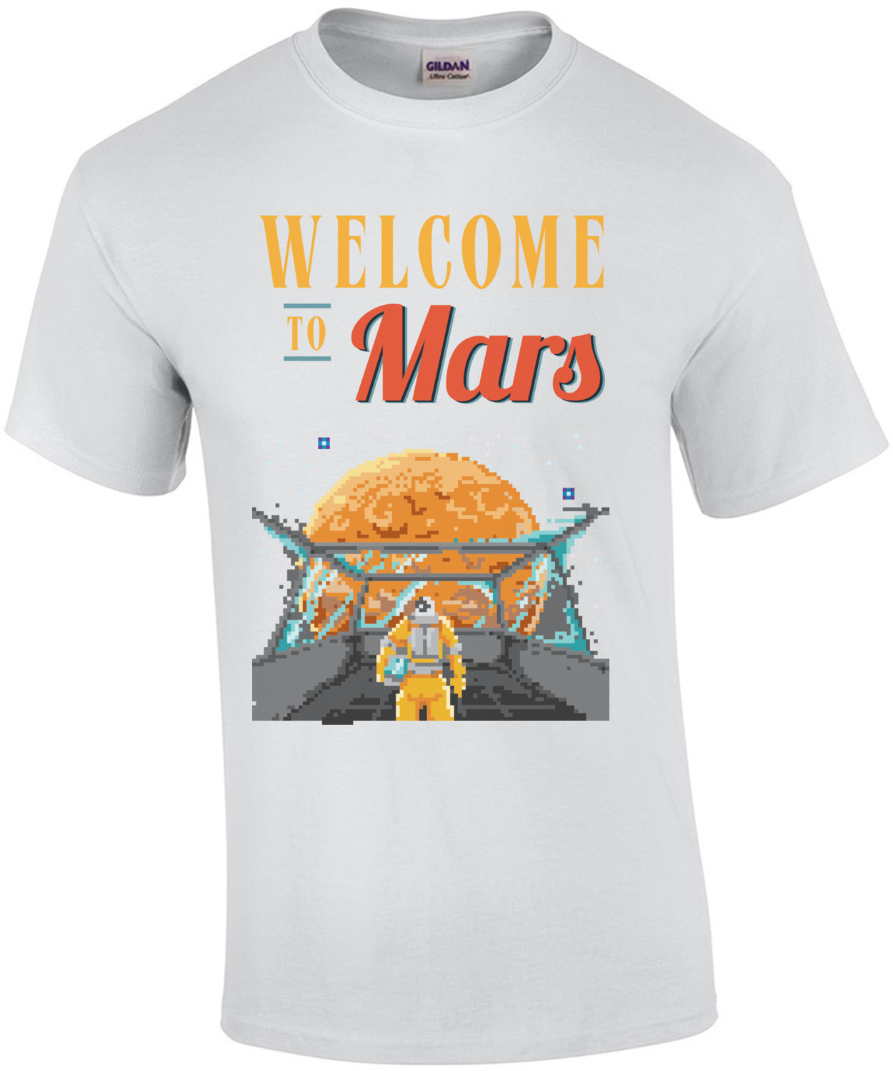 Welcome To Mars Retro T-Shirt