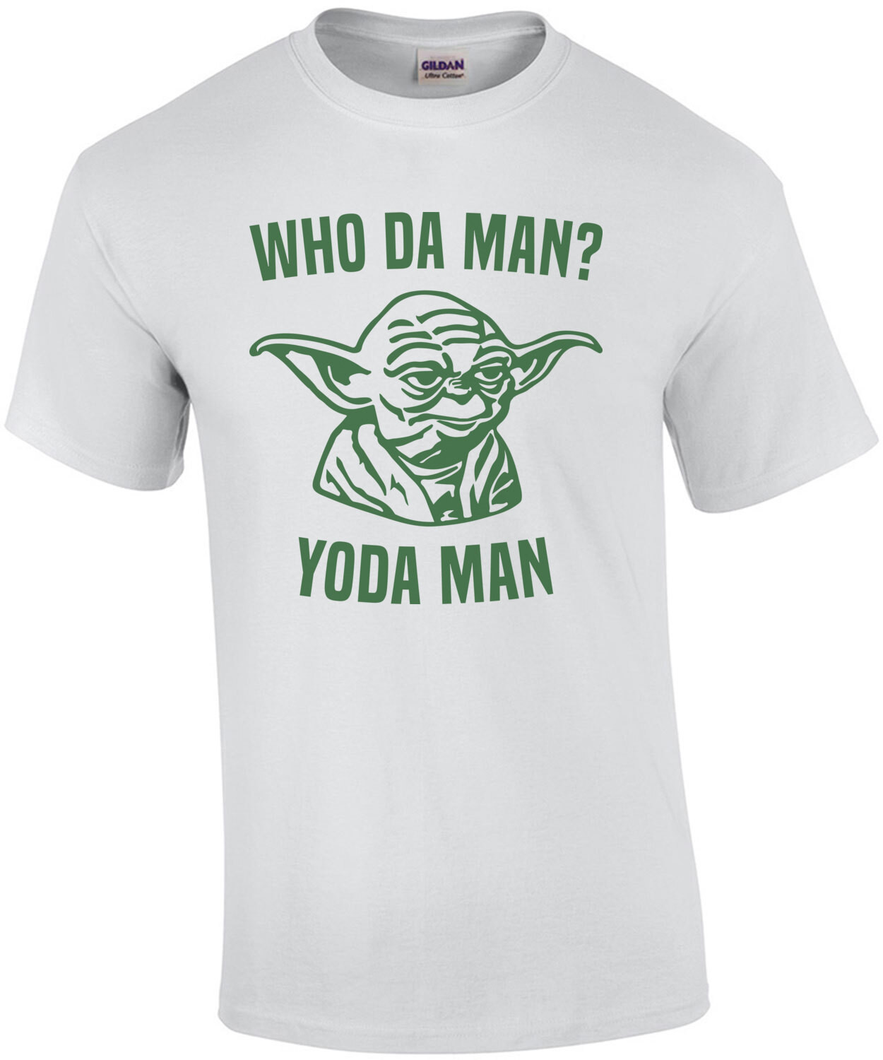Who Da Man? Yoda Man - funny star wars t-shirt