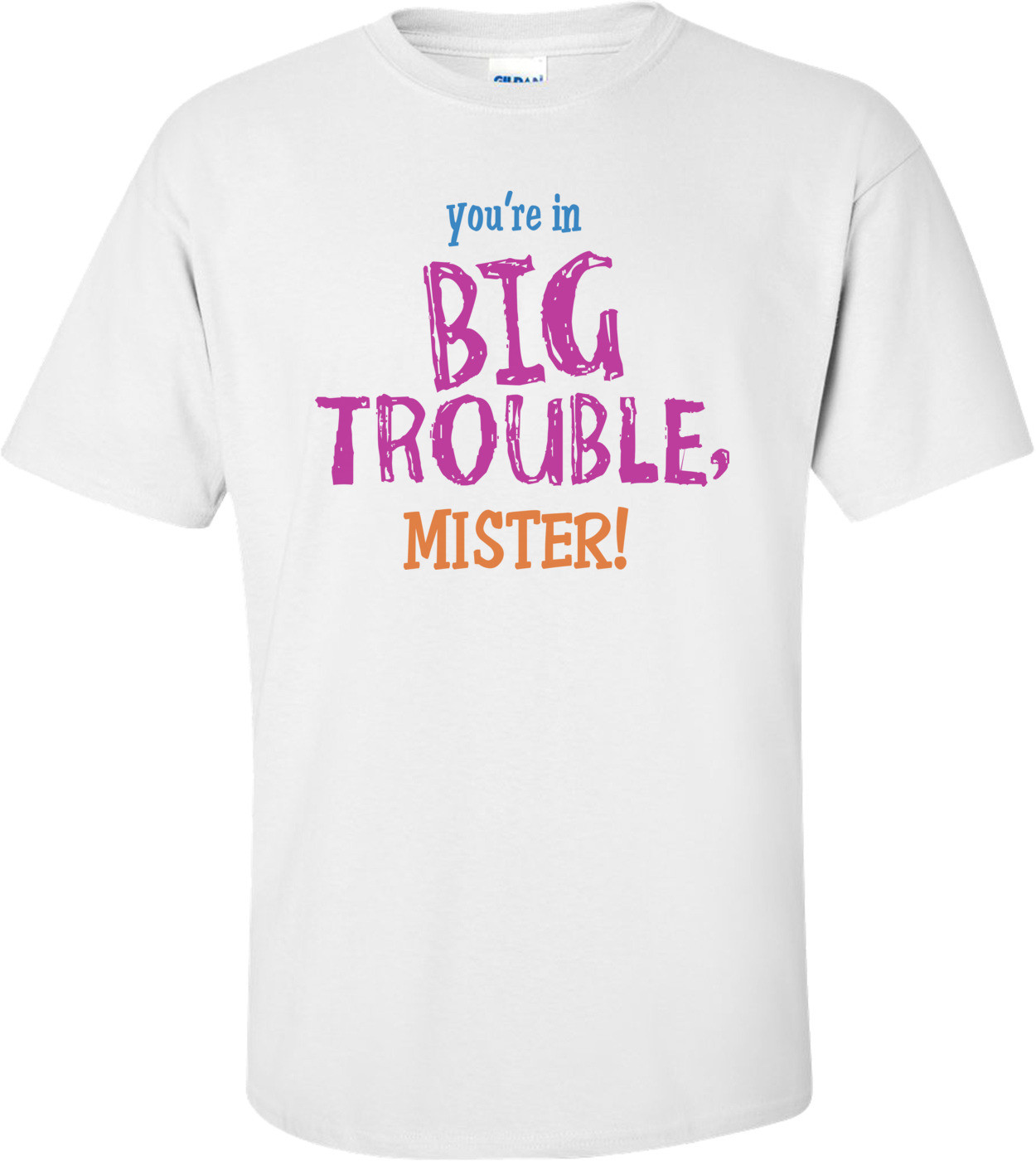 You're In Big Trouble Mister! T-shirt