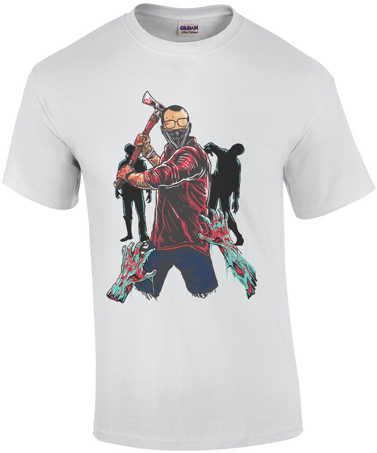 Zombie Killer Grungy T-Shirt
