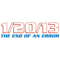 1/20/13 The End Of An Error Anti Obama T-shirt