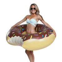 Chocolate Donut Pool Float