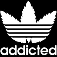 Addicted - Adidas Parody T-Shirt