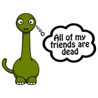 All My Friends Are Dead Dinosaur Shirt
