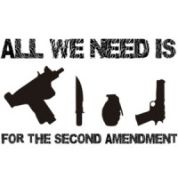 All we need is Uzi's Knives Grenades Guns For The Second Amendment - Pro Gun T-Shirt