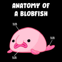Anatomy of a blobfish - funny t-shirt