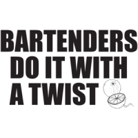 Bartenders Do It With A Twist T-shirt