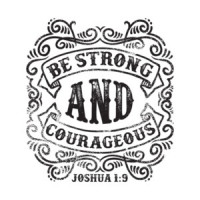 Be Strong And Courageous Joshua 1 9 Biblical T-Shirt