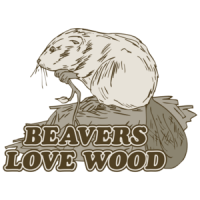 Beavers Love Wood T-shirt