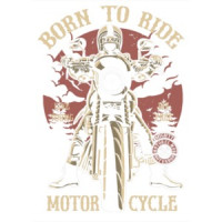 Born To Ride Motorcycle Bikers T-Shirt