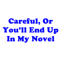 Careful, Or You'll End Up In My Novel T-Shirt