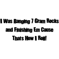 Charlie Sheen - I Was Banging 7 Gram Rocks And Finishing Them Cause That's How I Roll Shirt