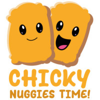 Chicky Nuggies Time! Funny Viral Meme T-Shirt