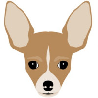 chihuahua head - chihuahua t-shirt