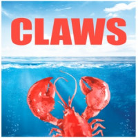 Claws - JAWS Parody. Funny lobster t-shirt. Maine t-shirt.