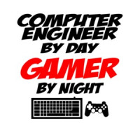 Computer Engineer By Day Gamer By Night T-Shirt