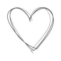 Cute Heart Sketch Tee