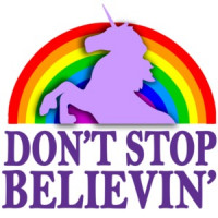 Don't stop believin' Funny T-Shirt