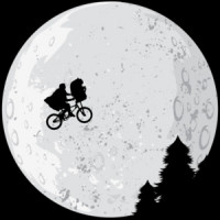 E.T. Moon T-Shirt - 80's T-Shirt