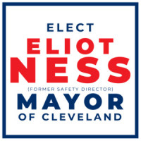 Elect Eliot Ness - Mayor of Cleveland - The Untouchables - 80's T-Shirt