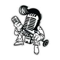 Elvis Microphone Retro T-Shirt
