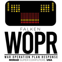 Falken WOPR - War Operation Plan Response - Norad Super Computers USA - War Games - 80's T-Shirt