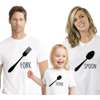 Fork - Part 1 of 3 - Funny Family Group T-Shirt