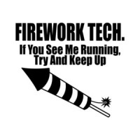 Firework Tech If You See Me Running Try And Keep Up T-Shirt
