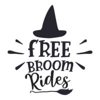 Free Broom Rides - Halloween Costume Tee