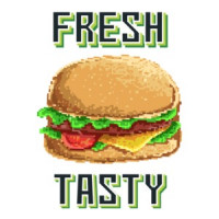 Fresh Tasty Cheeseburger Retro T-Shirt