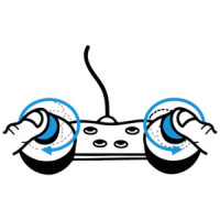 Gaming Boob Controller Nipples Funny Dirty Gaming T-Shirt