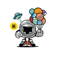 Gift From Outer Space Vintage Martian Astronaut T-Shirt