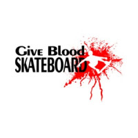 Give Blood Skateboard T-Shirt