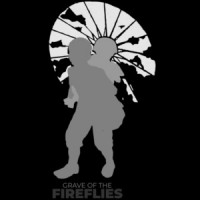 Grave of fireflies - 80's t-shirt