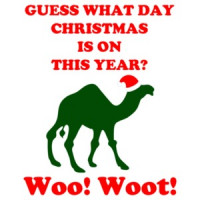 Guess What Day Christmas Is On Hump Day Shirt