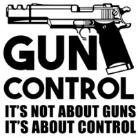 Gun Control It's not about guns it's about control Pro Gun T-Shirt