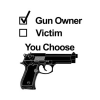 Gun Owner Victim You Choose Pro Guns T-Shirt